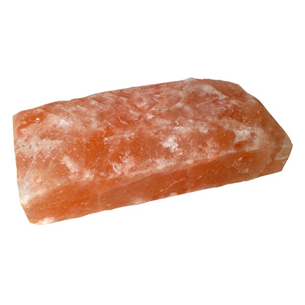 Analytisch werkelijk achtergrond Himalaya zout baksteen met 1 ruwe zijde (20x10x5 cm)(10 stuks per doos) -  Himalaya Salt Shop